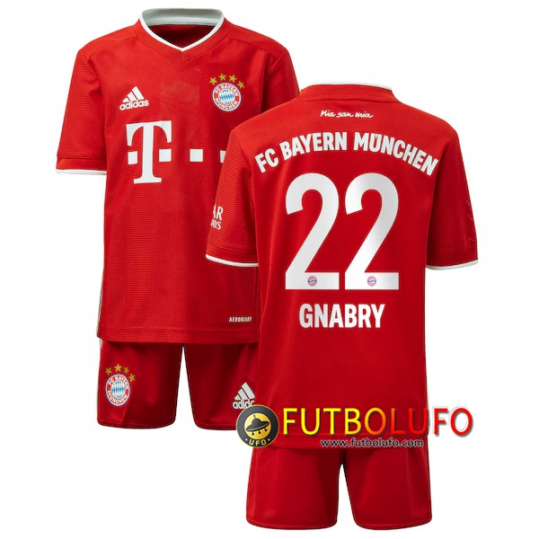 Camiseta Futbol Bayern Munich (Gnabry 22) Ninos Primera 2020/2021