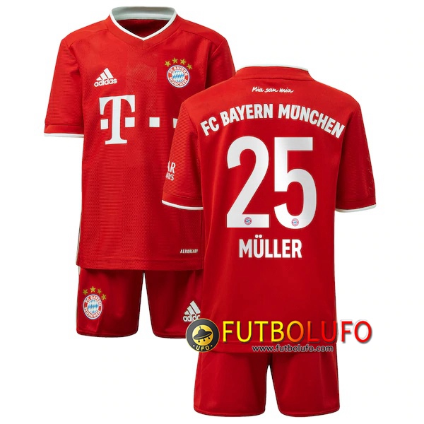 Camiseta Futbol Bayern Munich (Müller 25) Ninos Primera 2020/2021