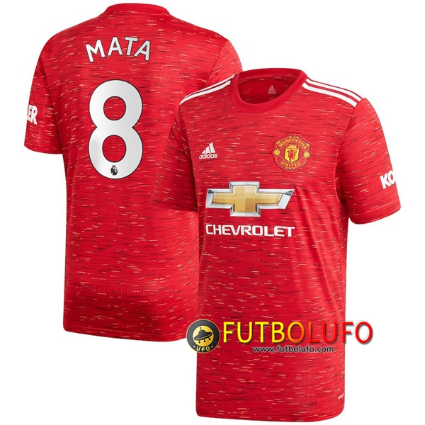 Camiseta Futbol Manchester United (Mata 8) Primera 2020/2021
