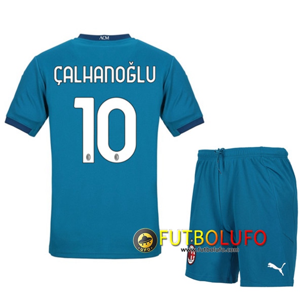 Camiseta Futbol Milan AC (CALHANOGLU 10) Ninos Segunda 2020/2021