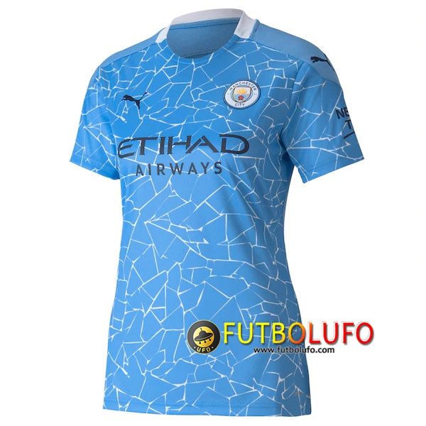 Nueva Camiseta del Manchester City Mujer Primera 2020/2021