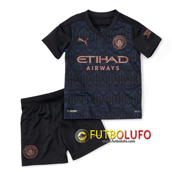 Nueva Camiseta Futbol Manchester City Ninos Segunda 2020/2021