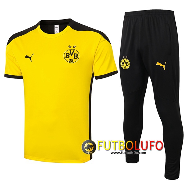 Camiseta Entrenamiento Traje Dortmund BVB + Pantalones Amarillo 2020/2021