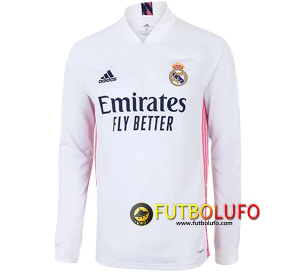 Camisetas Futbol Real Madrid Primera Manche longue 2020/2021