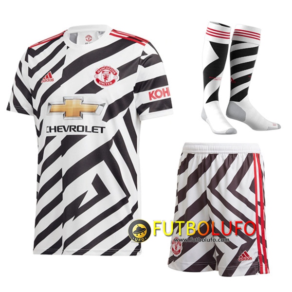 Traje Camisetas Futbol Manchester United Tercera (Cortos+Calcetines) 2020/2021