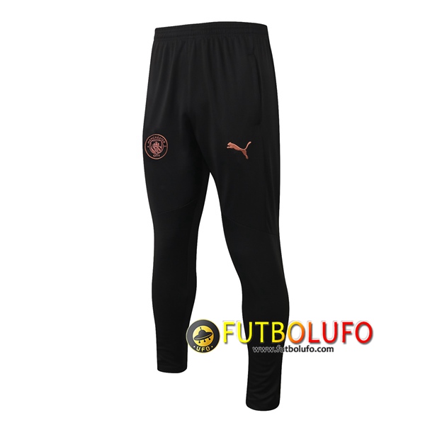 Pantalones Entrenamiento Manchester City Negro 2020 2021
