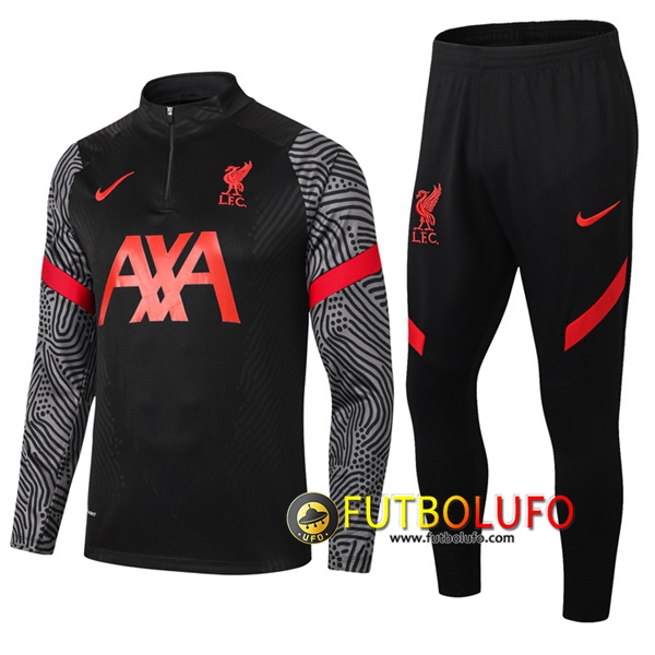Chandal del FC Liverpool Negro 2020 2021 Sudadera + Pantalones