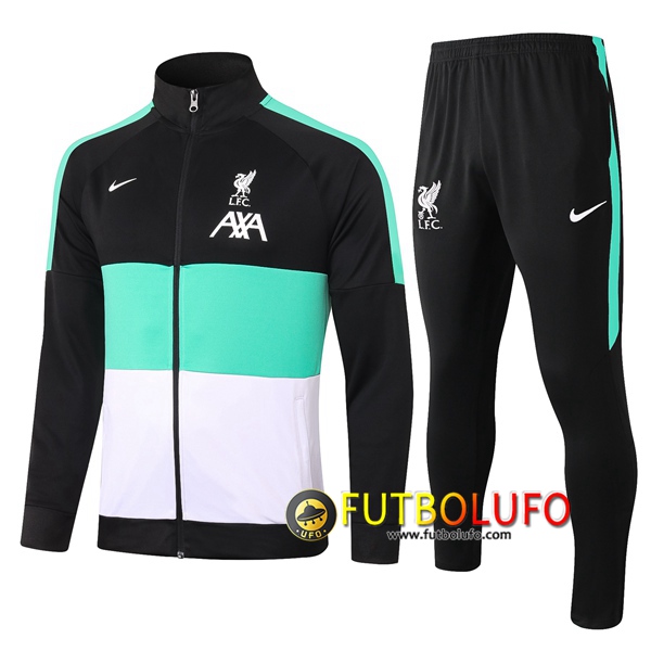Chandal del FC Liverpool Negro 2020 2021 Chaqueta + Pantalones