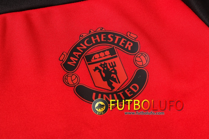 venta de replica Chandal del Manchester United Roja 2020 2021 Chaqueta con capucha + Pantalones ...