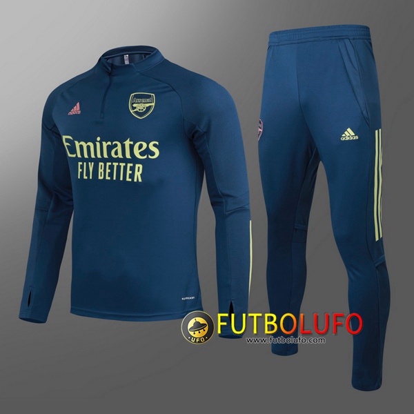 Chandal del Arsenal Ninos Azul 2020/2021 Sudadera + Pantalones