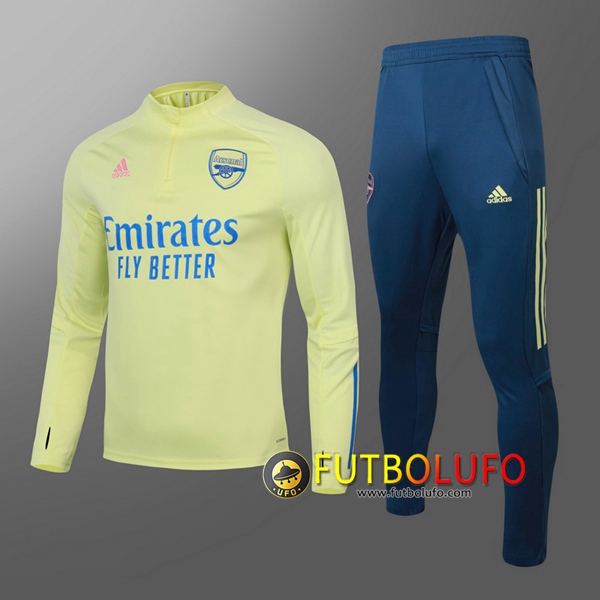 Chandal del Arsenal Ninos Amarillo 2020/2021 Sudadera + Pantalones