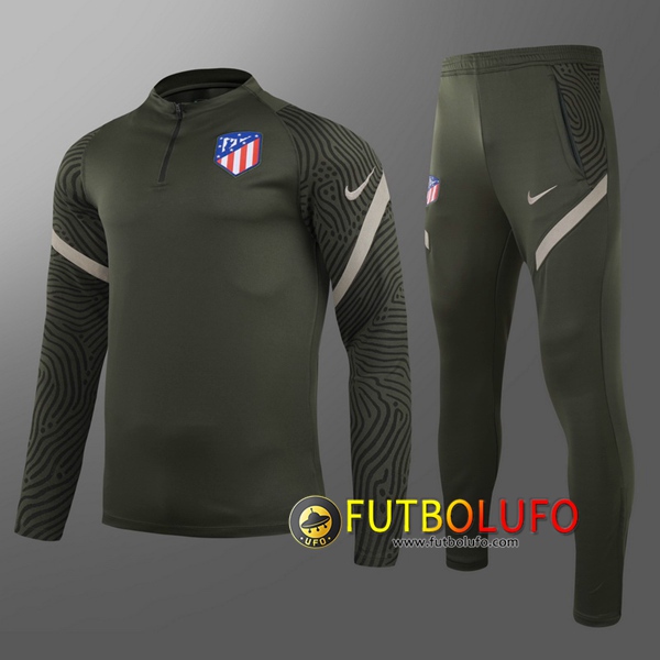 Chandal del Atletico Madrid Ninos Verde 2020/2021 Sudadera + Pantalones