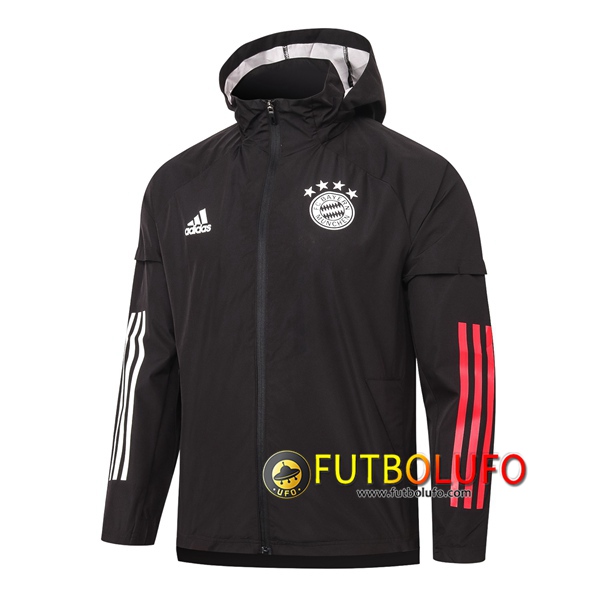 Chaqueta Futbol Rompevientos Bayern Munich Negro 2020/2021