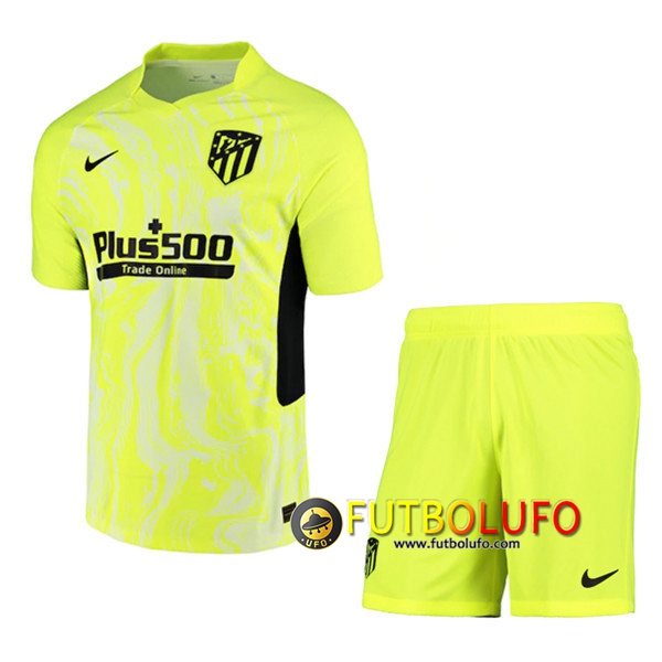 Camiseta Futbol Atletico Madrid Ninos Tercera 2020/2021