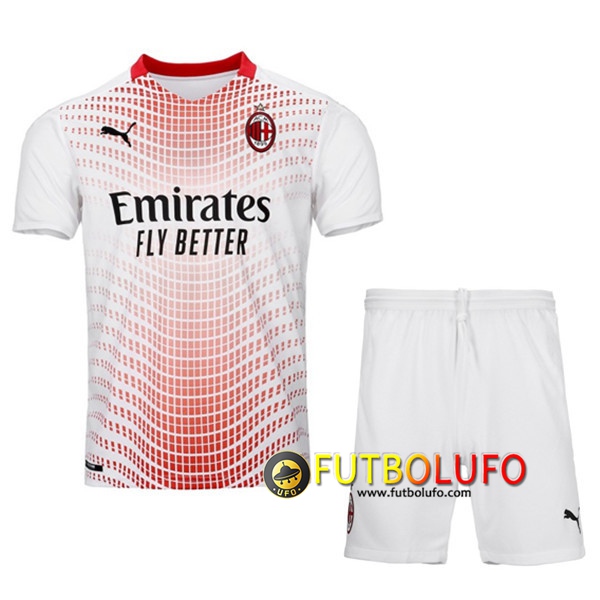 Camiseta Futbol Milan AC Ninos Segunda 2020/2021