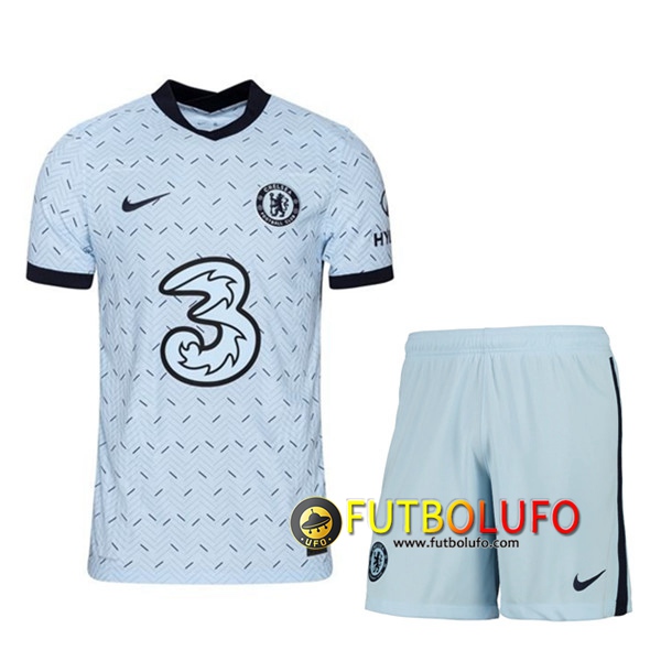 Traje Camisetas Futbol FC Chelsea Segunda + Cortos 2020/2021
