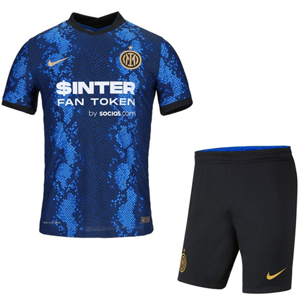 Camiseta Futbol Inter Milan Niños Titular 2021/2022