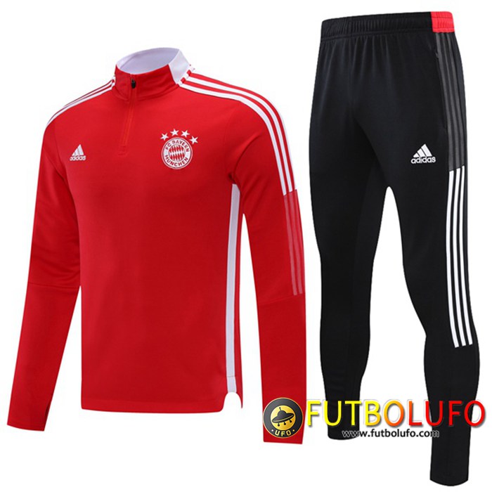 Chandal Equipos De Futbol Bayern Munich Rojo/Negro 2021/2022 -1