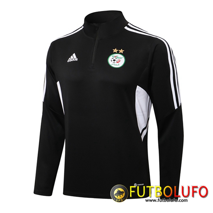 Sudadera De Entrenamiento Argelia Negro/Blancaa 2021/2022