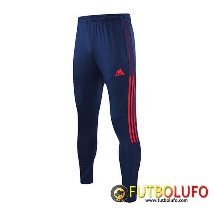 Cortos Futbol Lyon OL Azul Marino/Rojo 2021/2022
