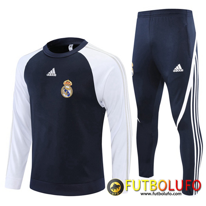 Chandal Equipos De Futbol Real Madrid Azul Marino/Blancaa 2021/2022