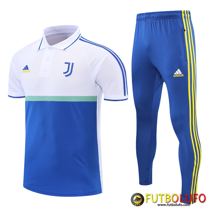 Camiseta Polo Juventus + Pantalones Blancaa/Azul 2021/2022