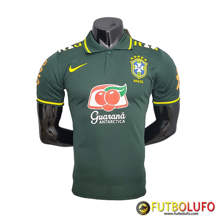Camiseta Polo Brasil Verde 2021/2022