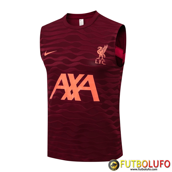Camiseta sin mangas FC Liverpool Rojo 2021/2022