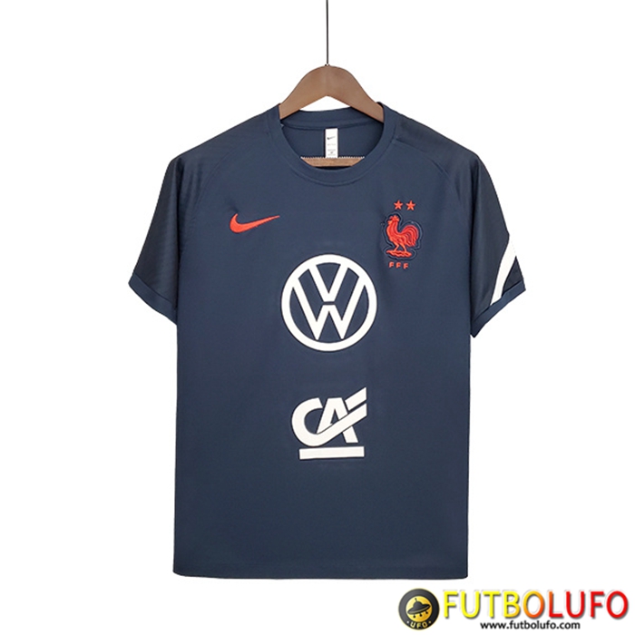 Camiseta Entrenamiento Francia Azul Marino 2022/2023
