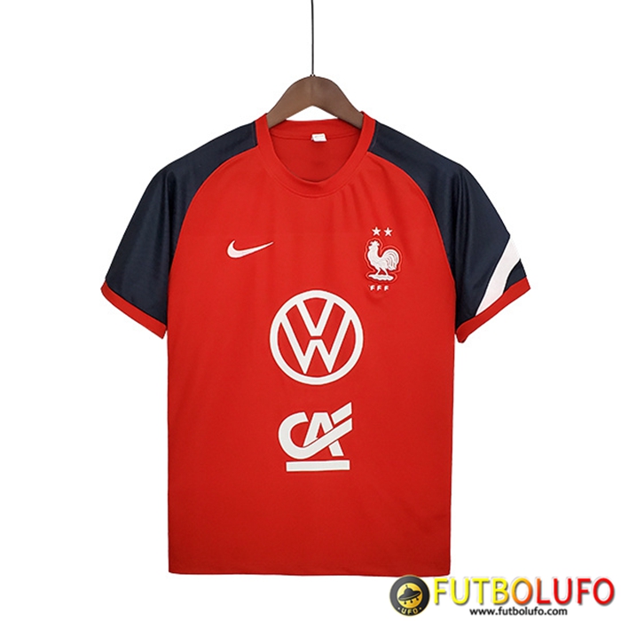 Camiseta Entrenamiento Francia Rojo 2022/2023