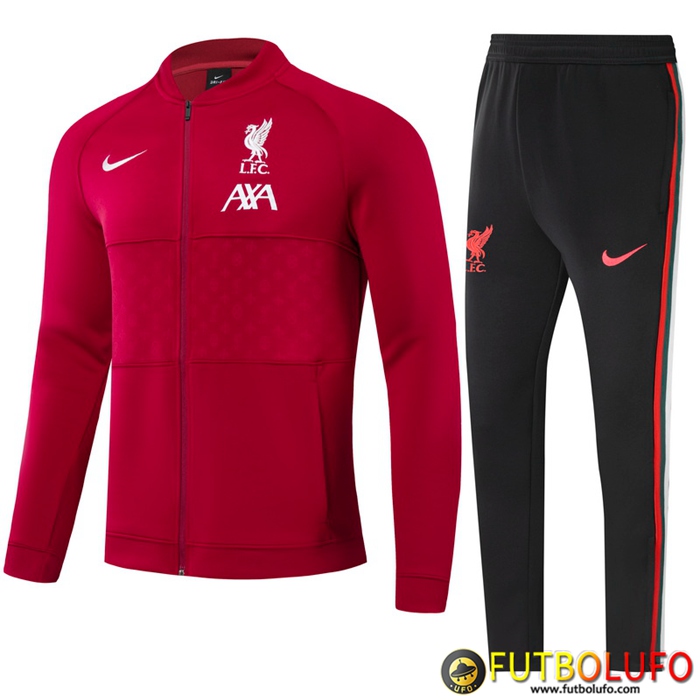 Chandal Equipos De Futbol - Chaqueta FC Liverpool Ninos Rojo 2021/2022