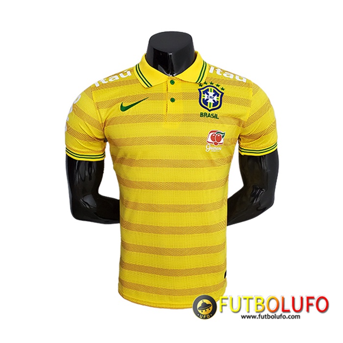 Camiseta Polo Brasil Amarillo 2022/2023