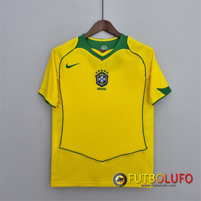 Camiseta Futbol Brasil Retro Titular 2004/2006
