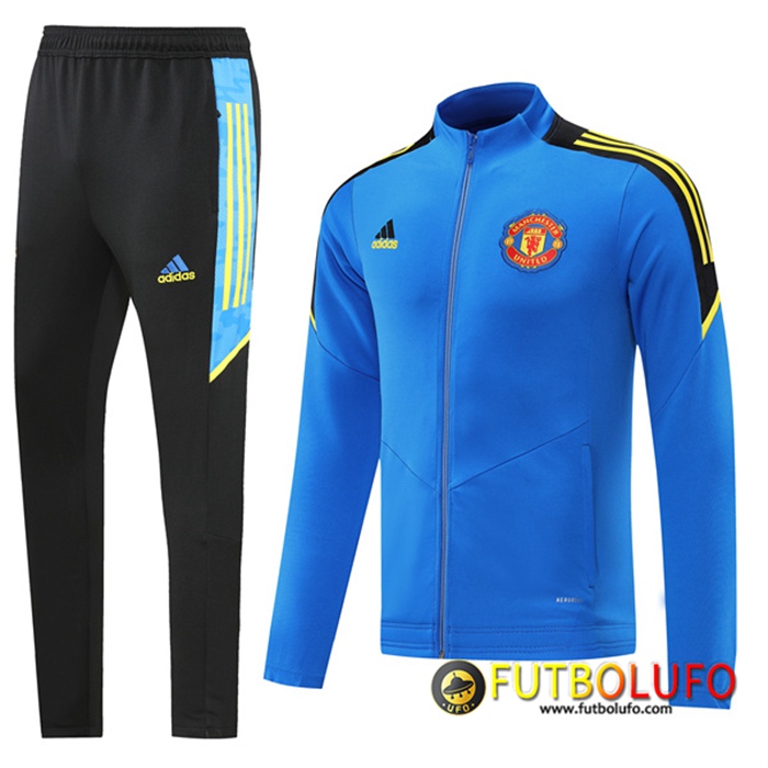 Chandal Equipos De Futbol - Chaqueta Manchester United Azul 2022/2023