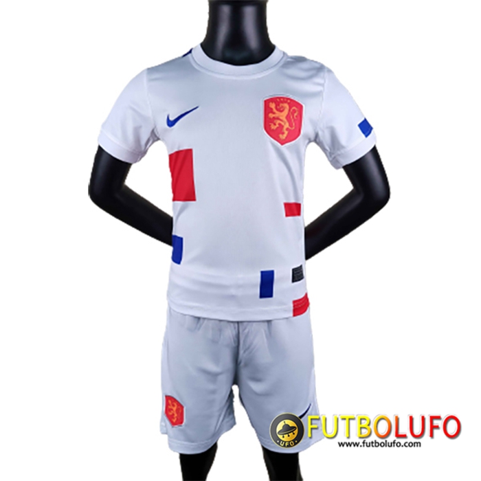 Camiseta Futbol Paises Bajos Ninos Alternativo Copa Del Mundo 2022