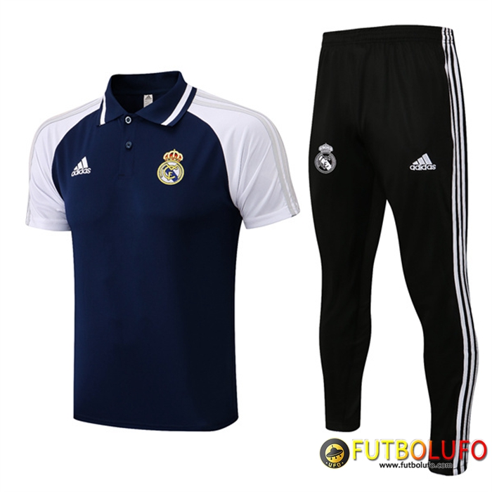 Camiseta Polo Real Madrid + Pantalones Azul marino 2022/2023