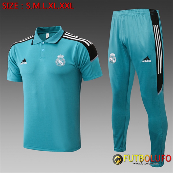 Camiseta Polo Real Madrid + Pantalones Azul 2022/2023