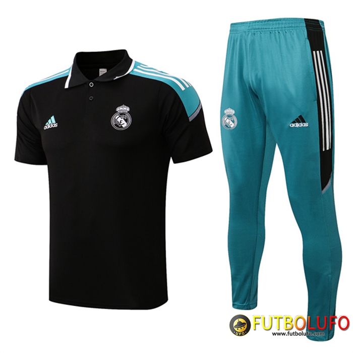 Camiseta Polo Real Madrid + Pantalones Negro 2022/2023