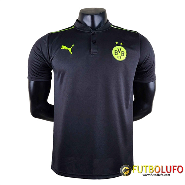 Camiseta Polo Dortmund BVB Negro 2022/2023