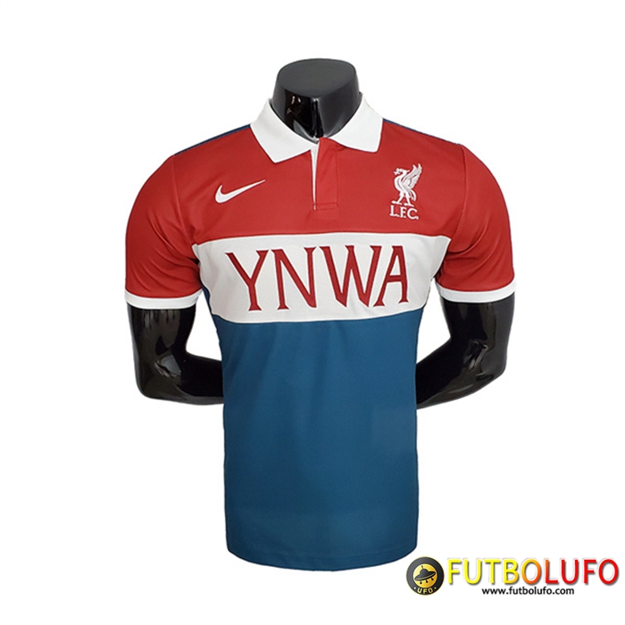 Camiseta Polo FC Liverpool Rojo/Blanco/Azul 2022/2023
