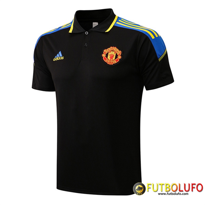 Camiseta Polo Manchester United Negro 2022/2023