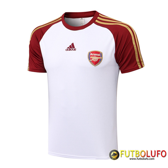 Camiseta Entrenamiento Arsenal Blanco/Rojo 2022/2023