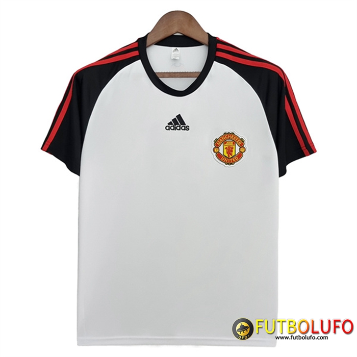Camiseta Entrenamiento Manchester United Blanco 2022/2023