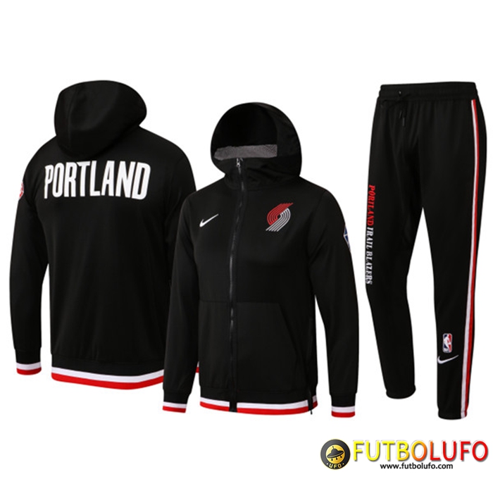 Chandal Equipos De NBA Portland Trail Blazers Negro 2022