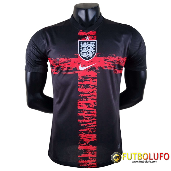 Camisetas De Futbol Inglaterra Concept Negro Copa Del Mundo 2022