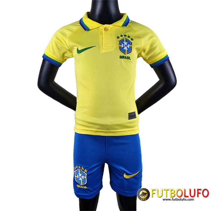 Camisetas De Futbol Brasil Ninos Primera 2022/2023