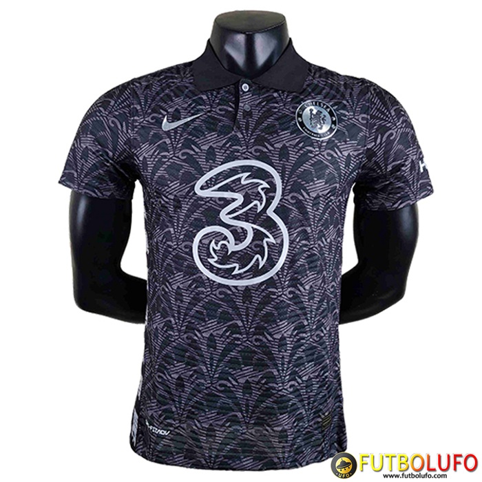 Camiseta Polo FC Chelsea Negro 2022/2023