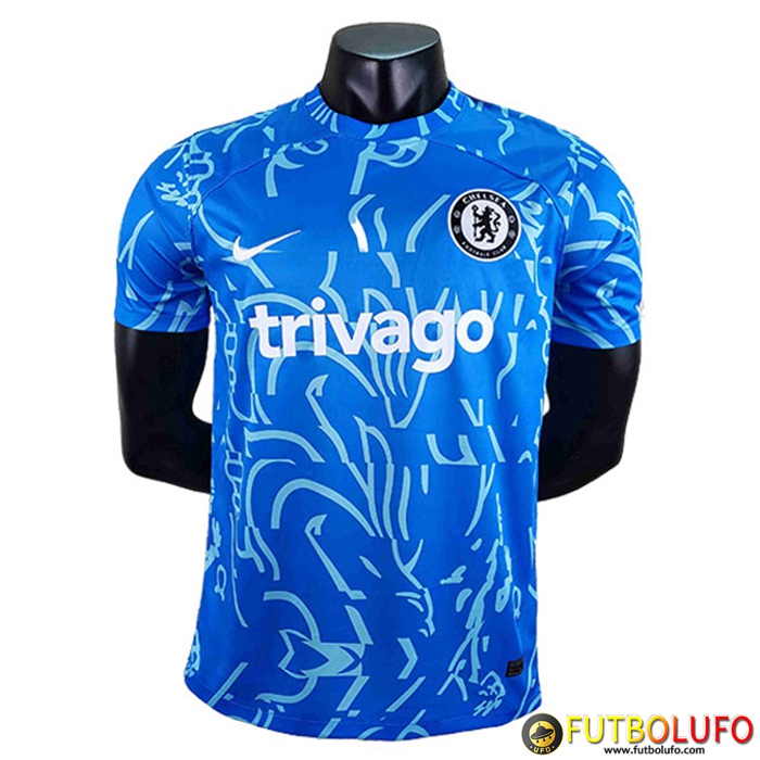 Camiseta Entrenamiento FC Chelsea Azul/Blanco 2022/2023