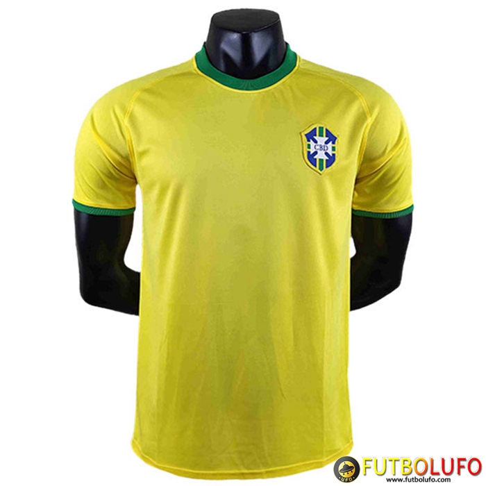 Camisetas De Futbol Brasil Retro Primera Coupe du monde 1970