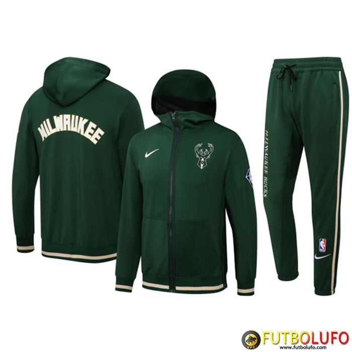 Chandal Equipos De Futbol Milwaukee Bucks Verde 2022